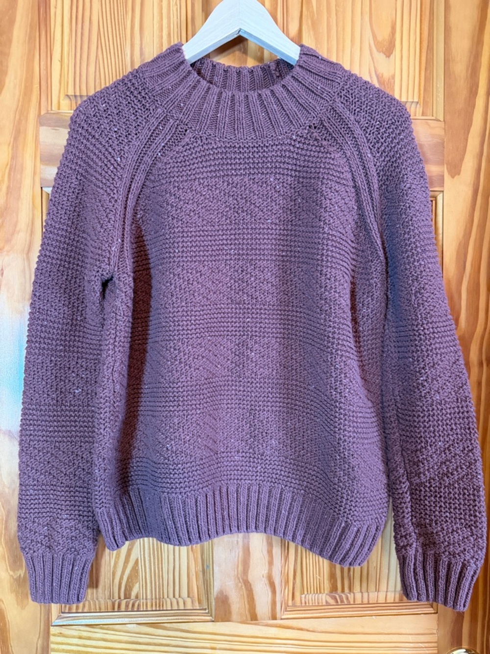 prAna Nemma Pullover Sweater Size Small Warm Flannel Organic Cotton Mockneck